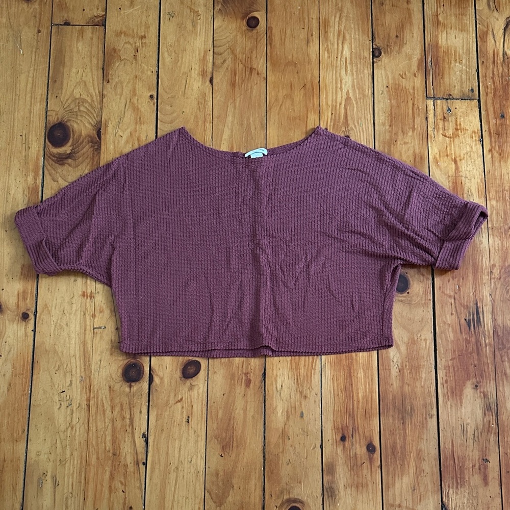 Women's Mauve Cropped Top